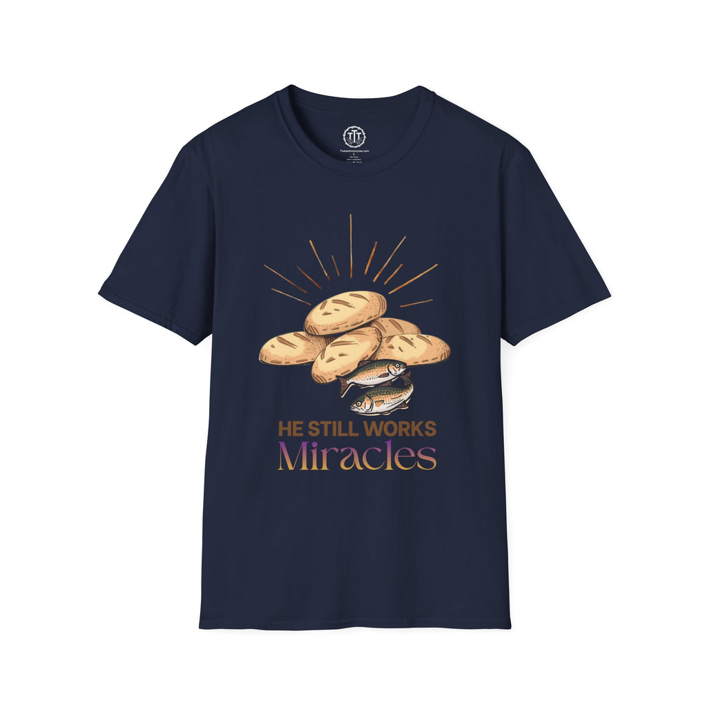 5 Loaves of Bread and 2 Fish Miracle  T-Shirt
