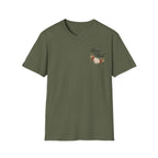 Chosen in Christ Floral Pocket Tee — Ephesians 1:4