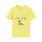 One Day at a Time – Matthew 6:34 Christian T-Shirt