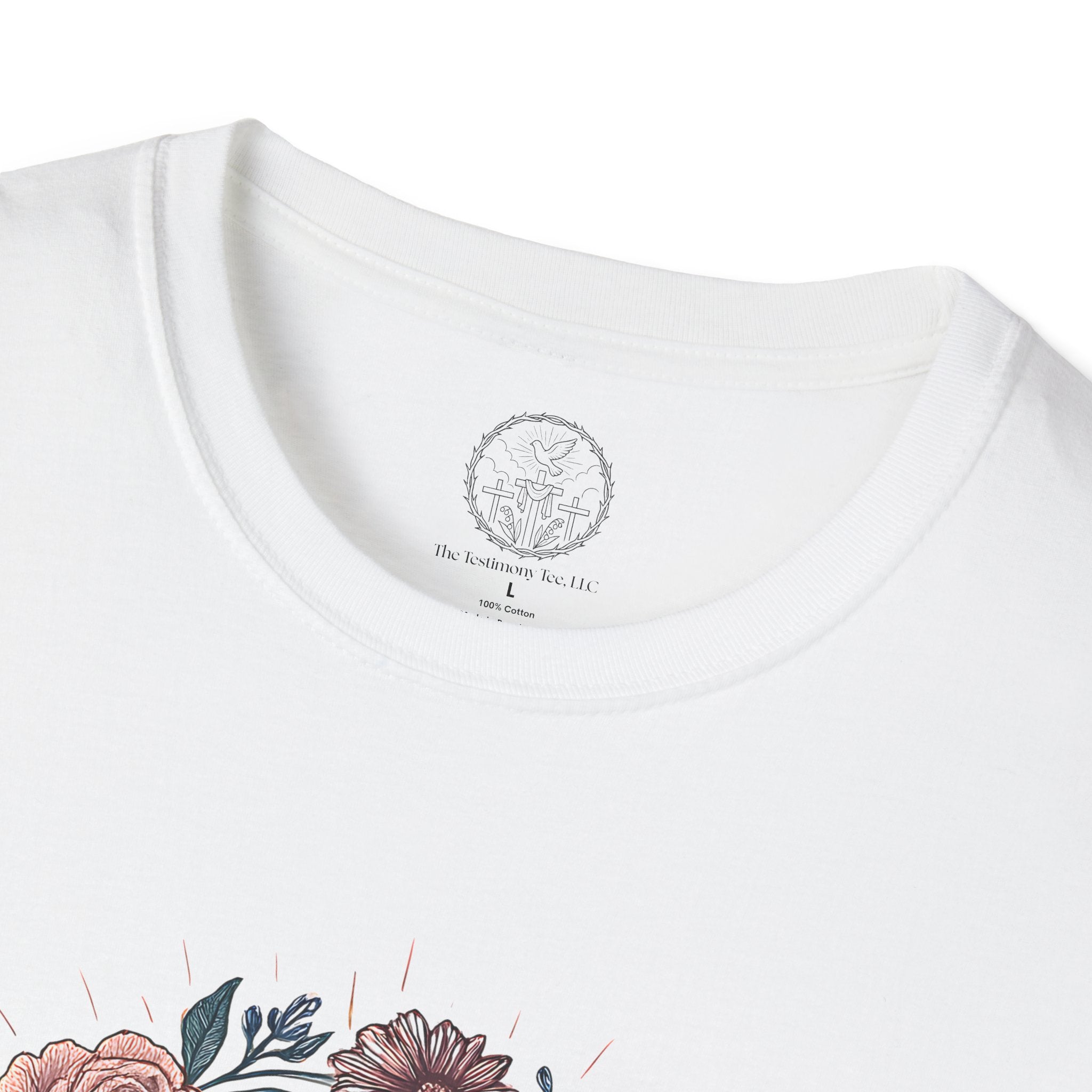 The Word of Our God Shall Stand Forever Floral Tee – Isaiah 40:8
