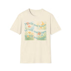 Be Still and Know T-Shirt — Floral Pastel Inspirational Tee