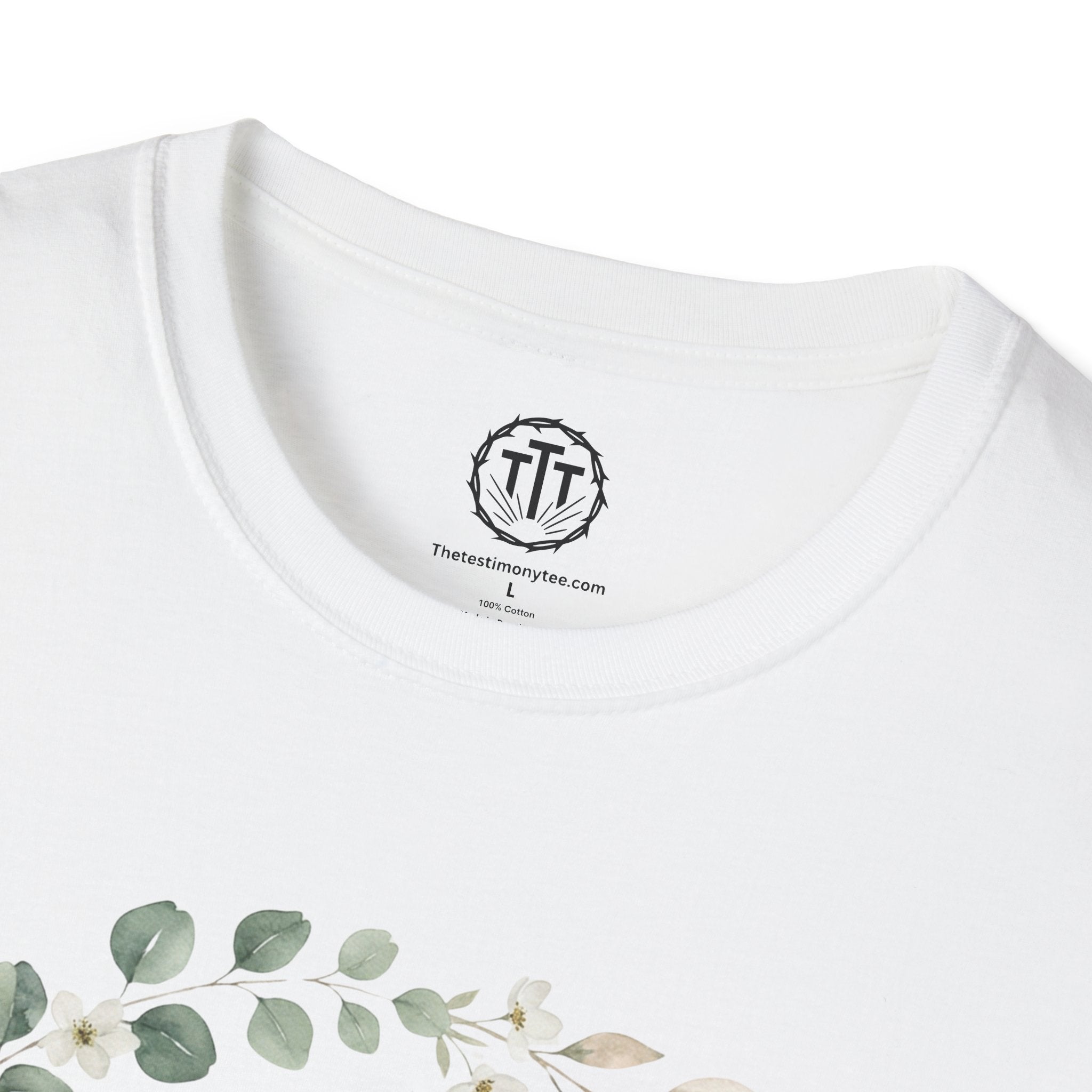 Trust in the Lord – Proverbs 3:5 Floral Heart T-Shirt