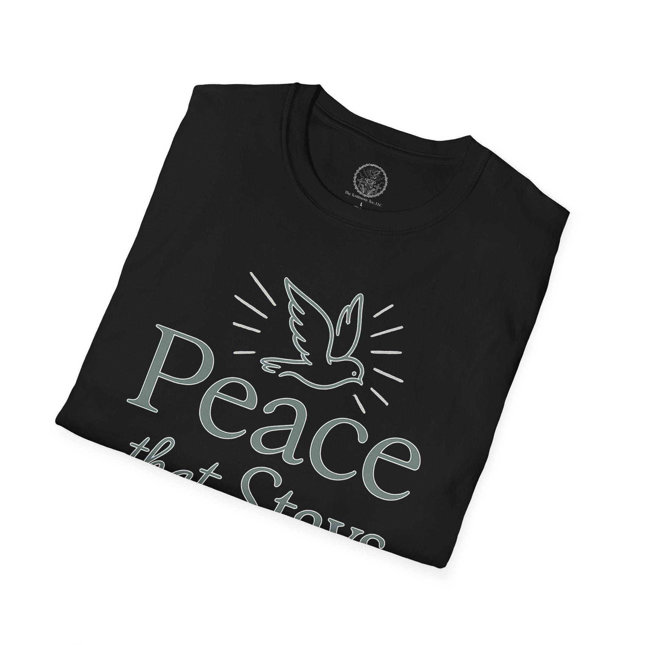Peace That Stays • Philippians 4:7 Christian T-Shirt