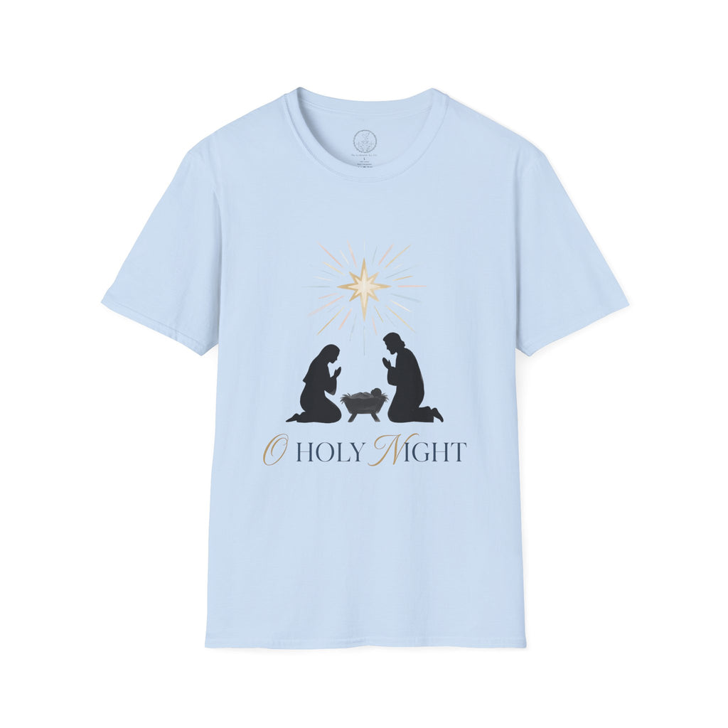 O Holy Night – Nativity Silhouette Christmas T-Shirt
