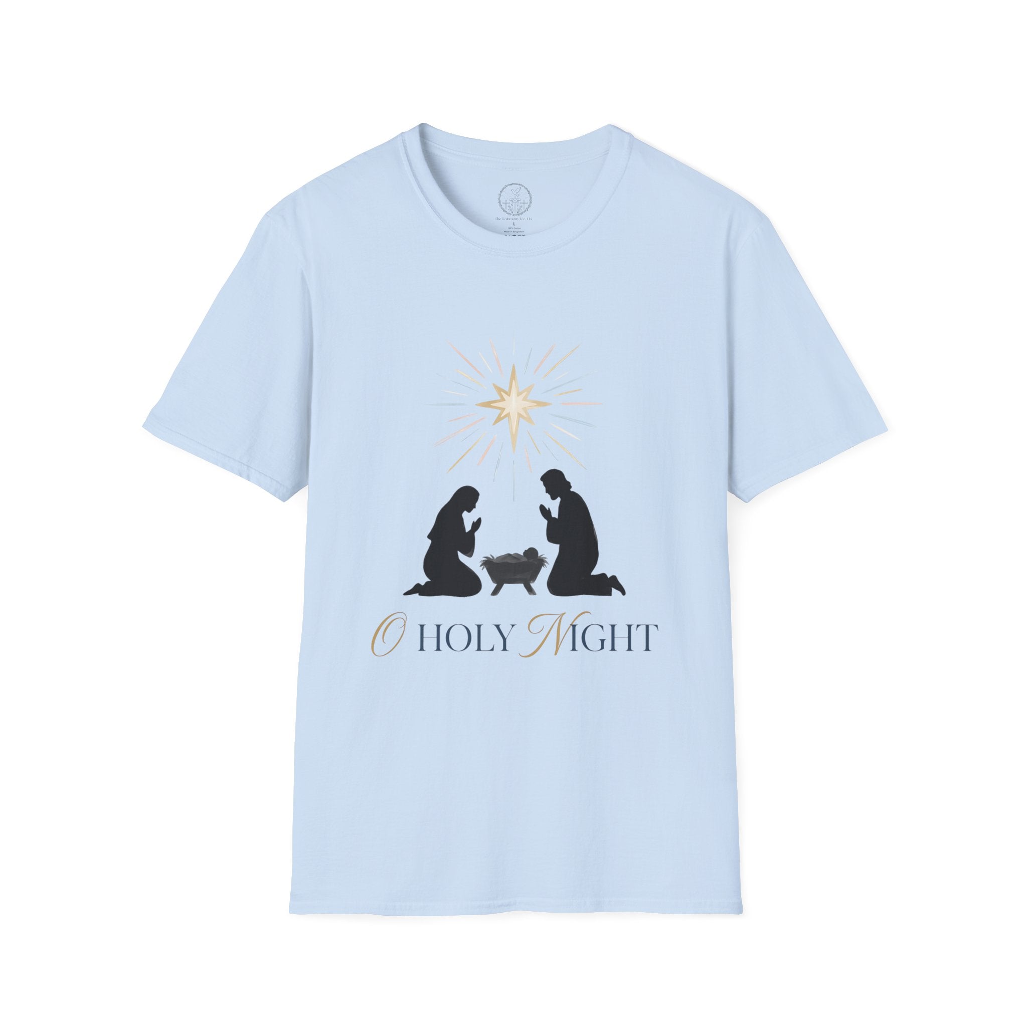 O Holy Night – Nativity Silhouette Christmas T-Shirt