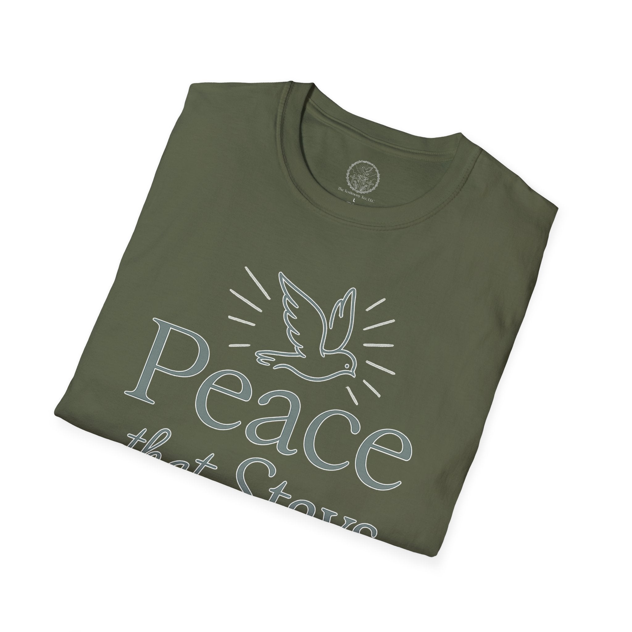 Peace That Stays • Philippians 4:7 Christian T-Shirt