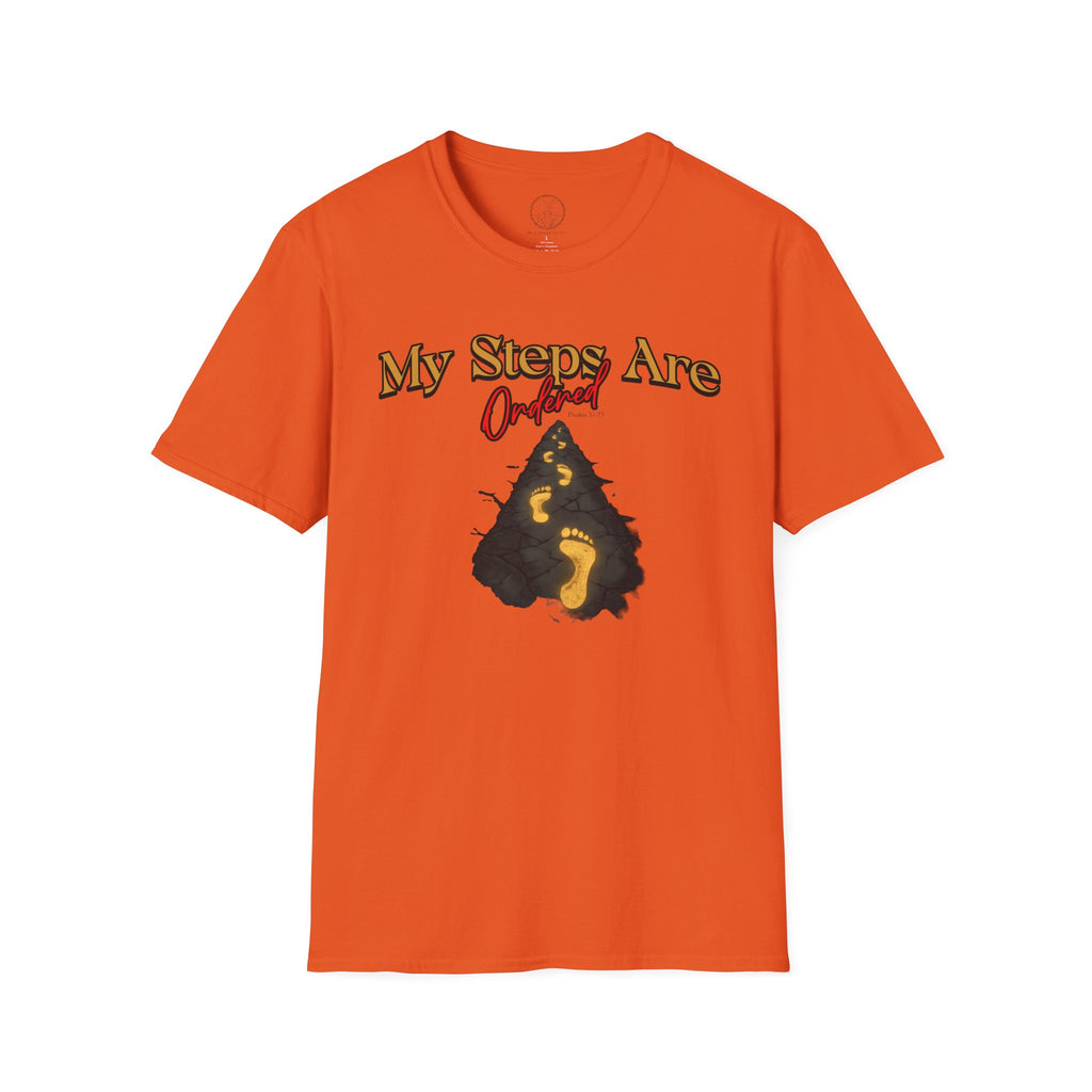 My Steps Are Ordered – Psalm 37:23 Christian T-Shirt