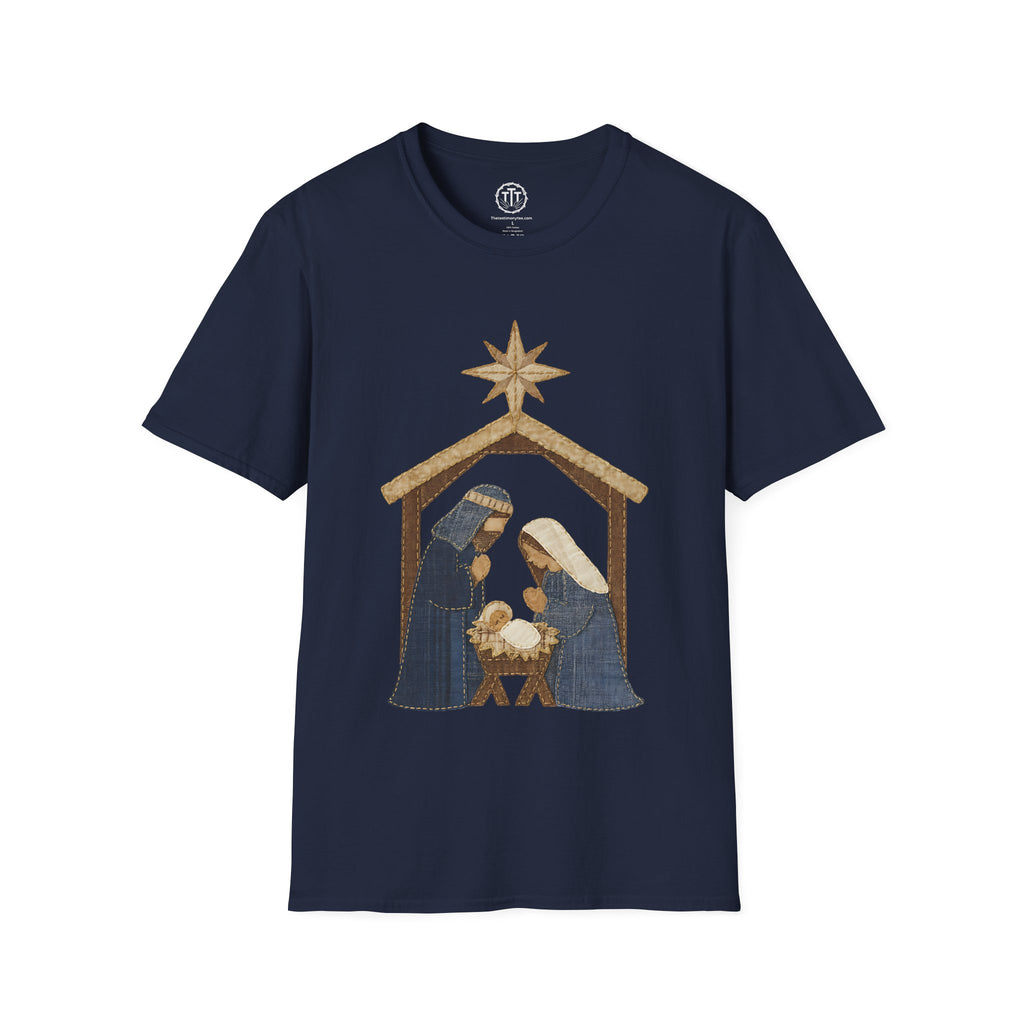 Patchwork Print Manger Scene