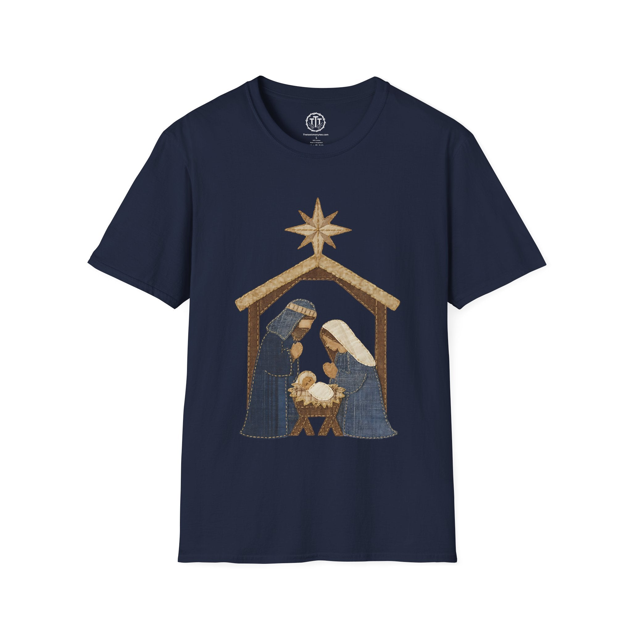 Patchwork Print Manger Scene
