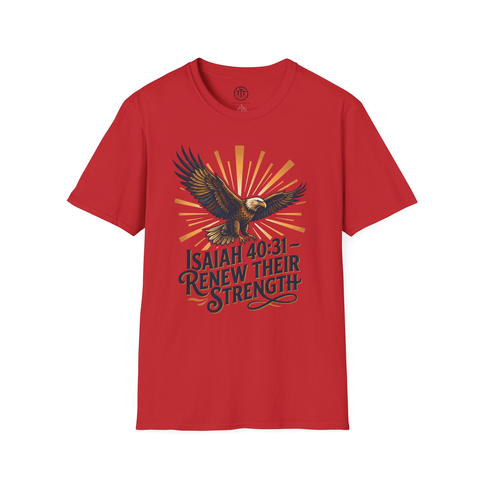 Isaiah 40:31 – Renew Their Strength Eagle T-Shirt
