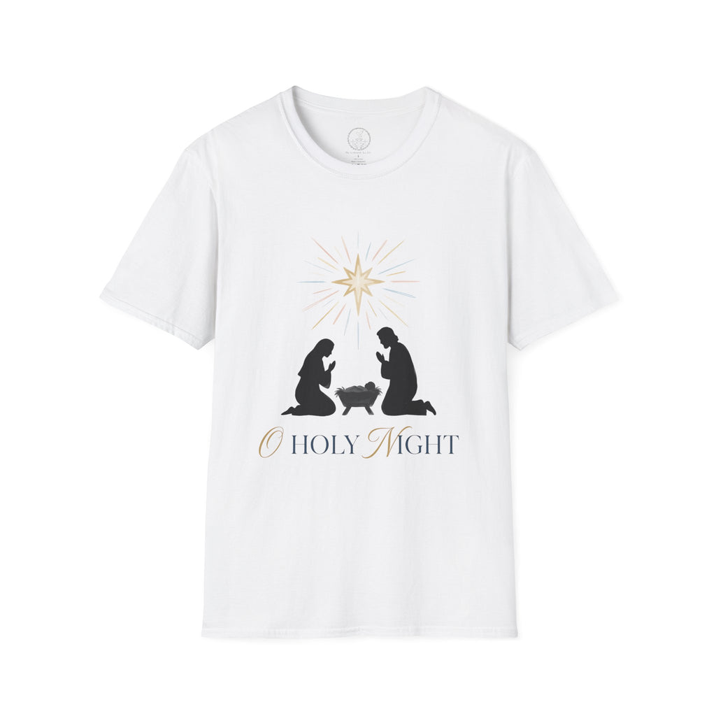 O Holy Night – Nativity Silhouette Christmas T-Shirt