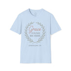 Grace Found Me Here – Ephesians 2:8 Christian Tee