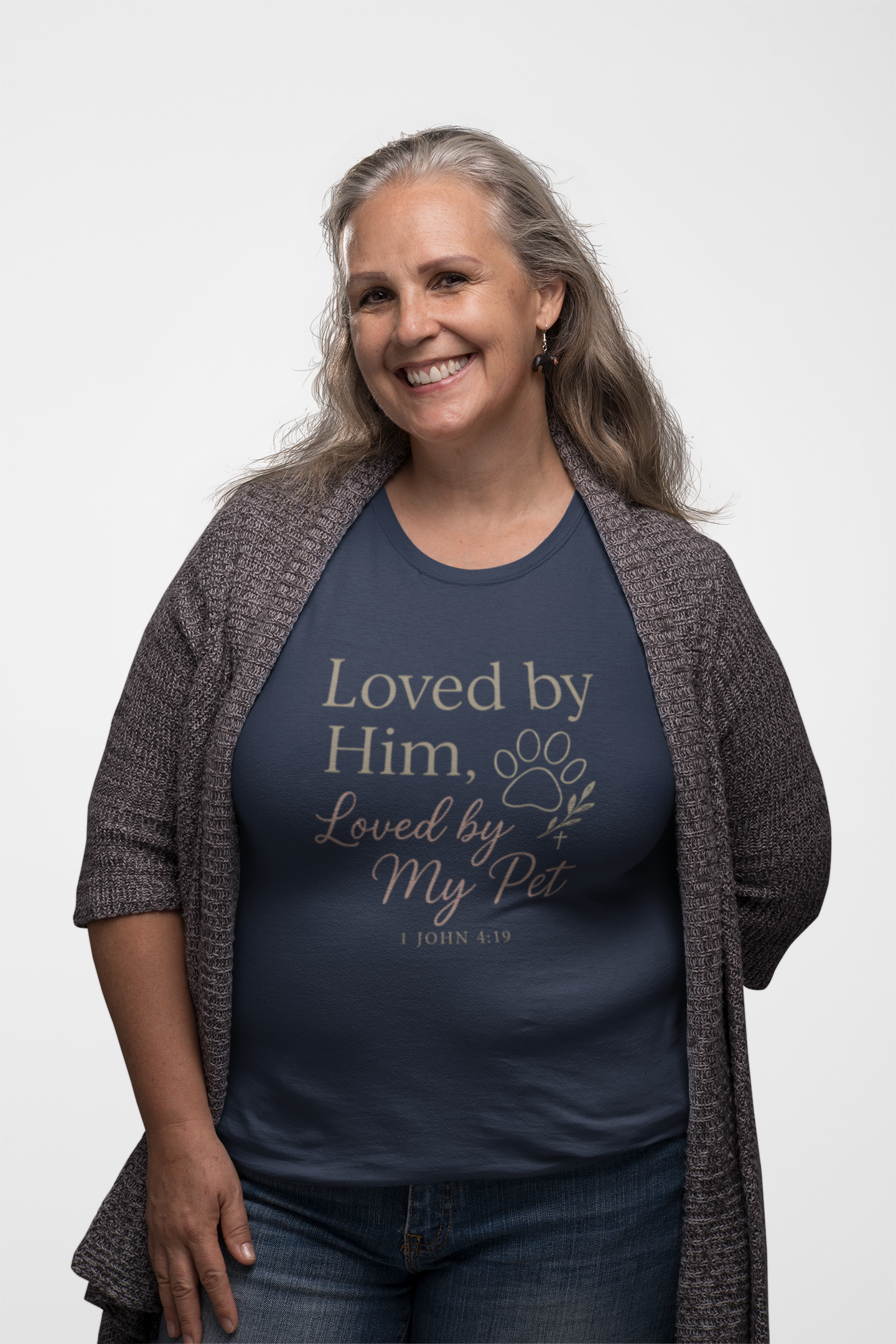 Loved by Him, Loved by My Pet T-Shirt