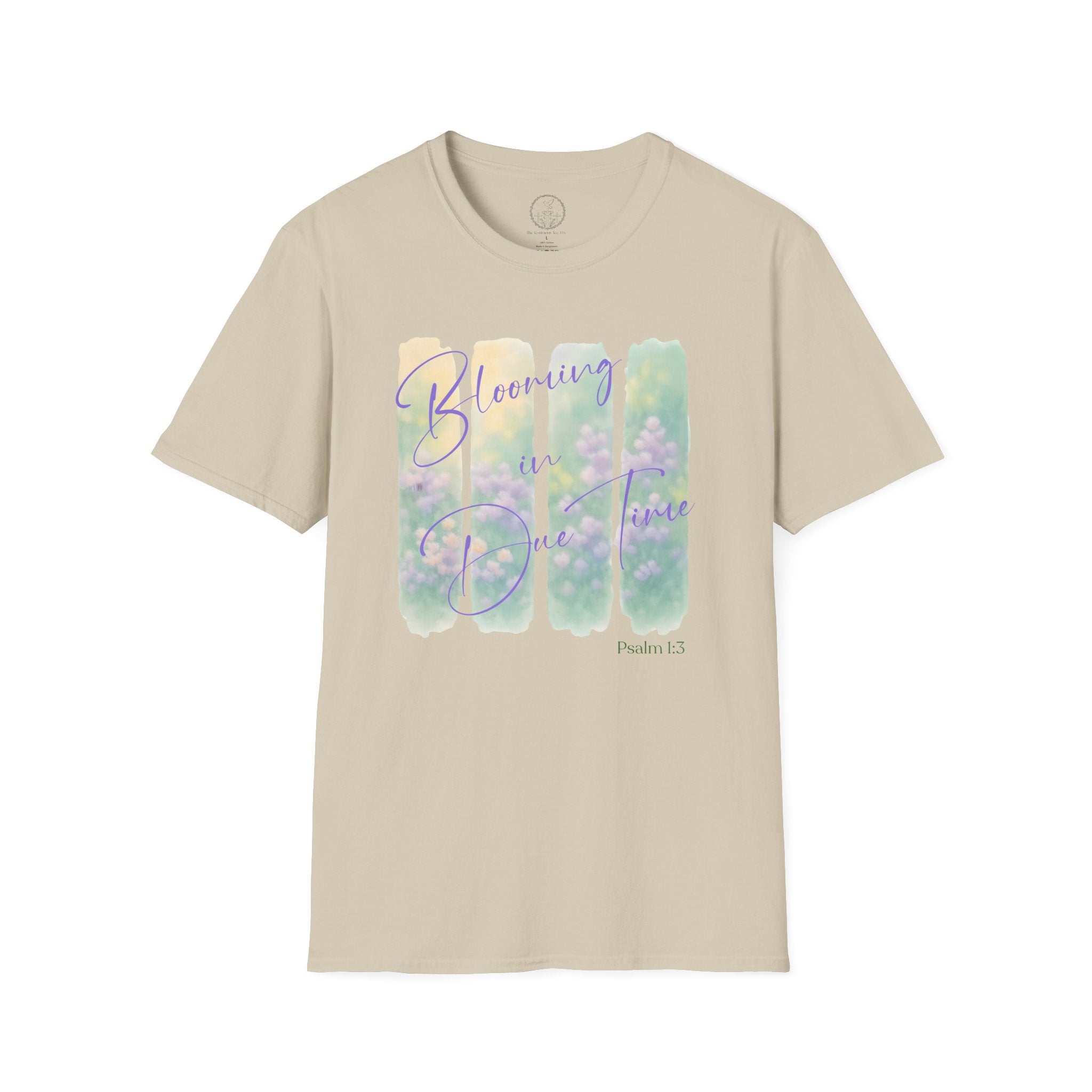 Blooming in Due Time – Psalm 1:3 Christian T-Shirt