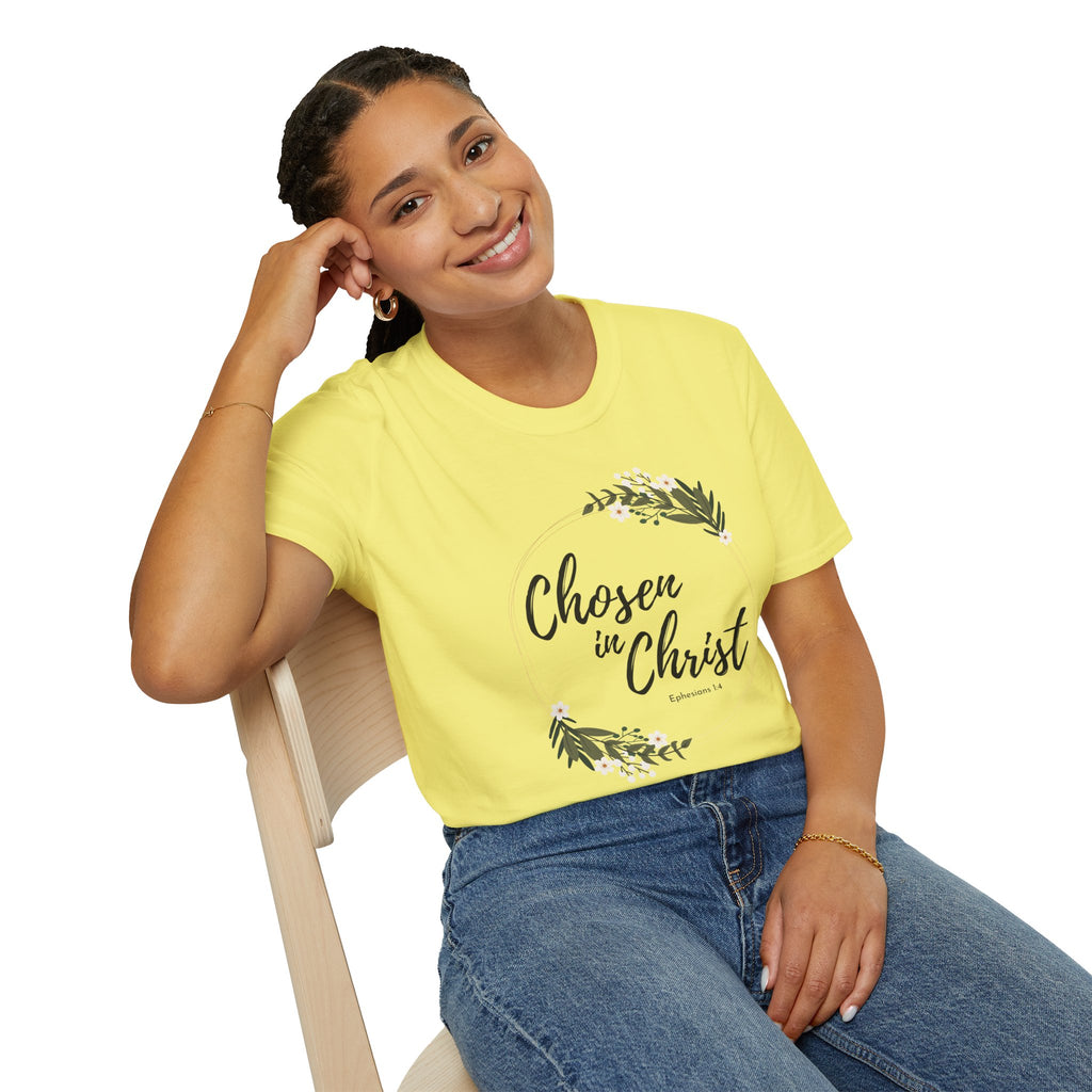 Chosen in Christ – Ephesians 1:4 Christian T-Shirt