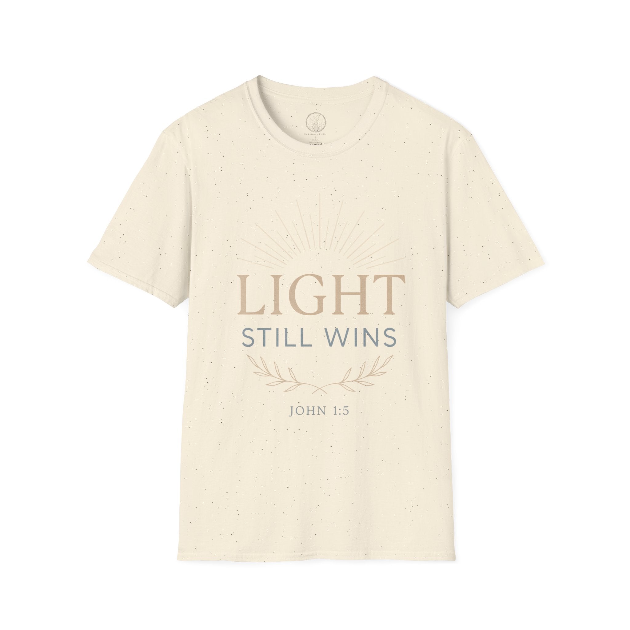 Light Still Wins — John 1:5 Christian T-Shirt