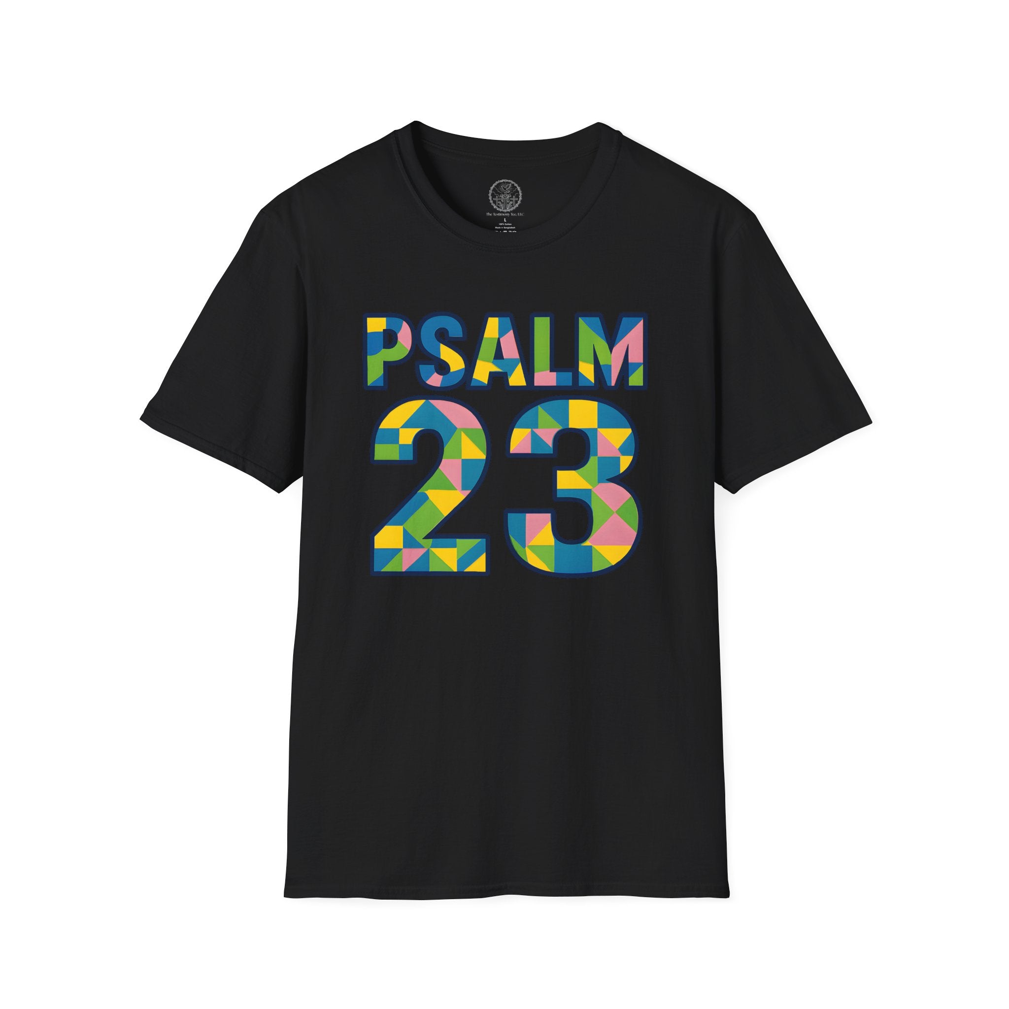 Psalm 23 Geo Mosaic Christian T-Shirt