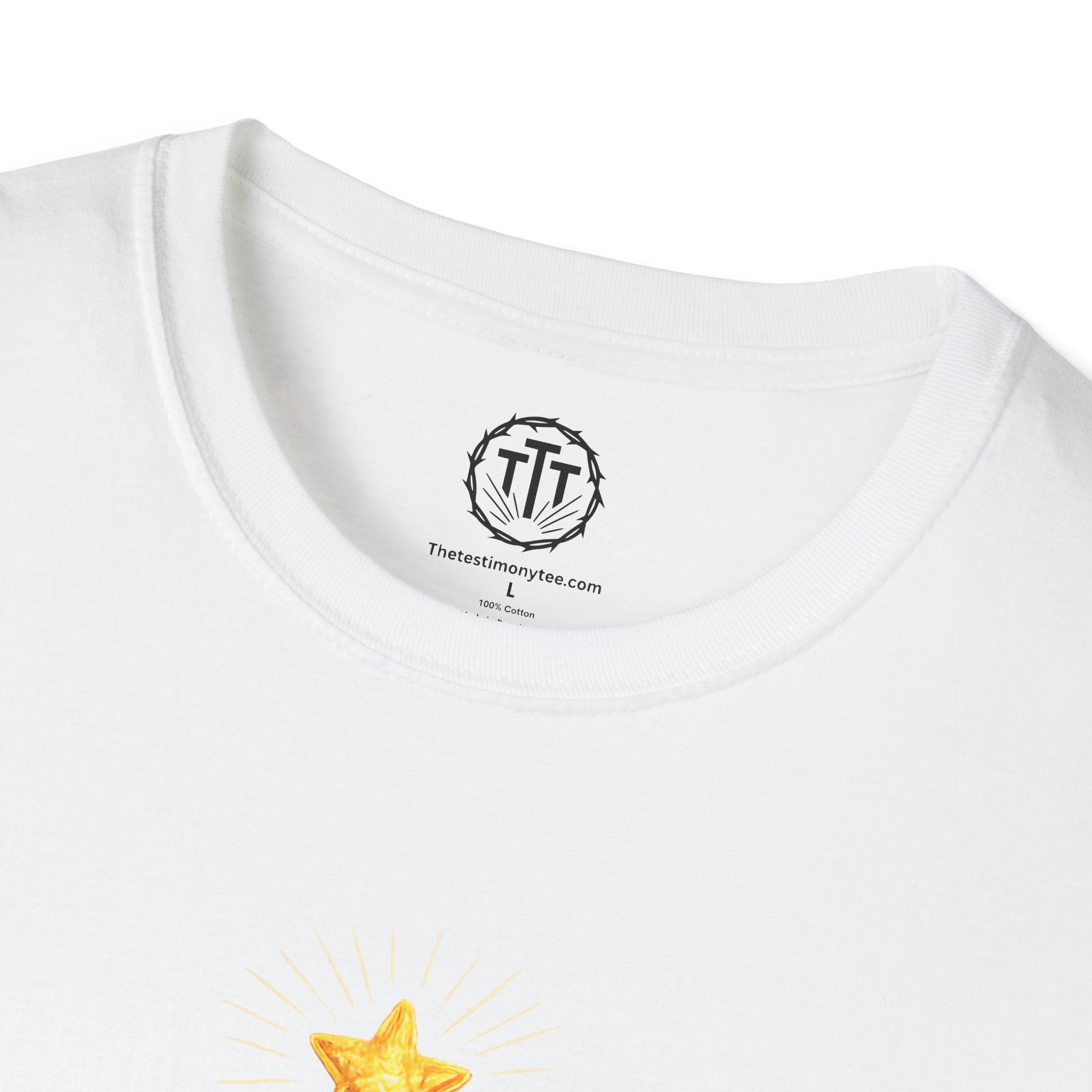 Faux Yarn Printed Image of Woodland Christmas Tree