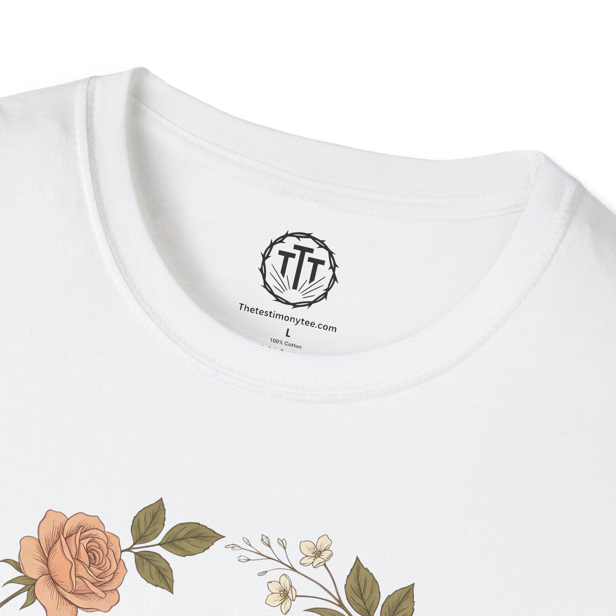 Count It All Joy Floral Christian T-Shirt