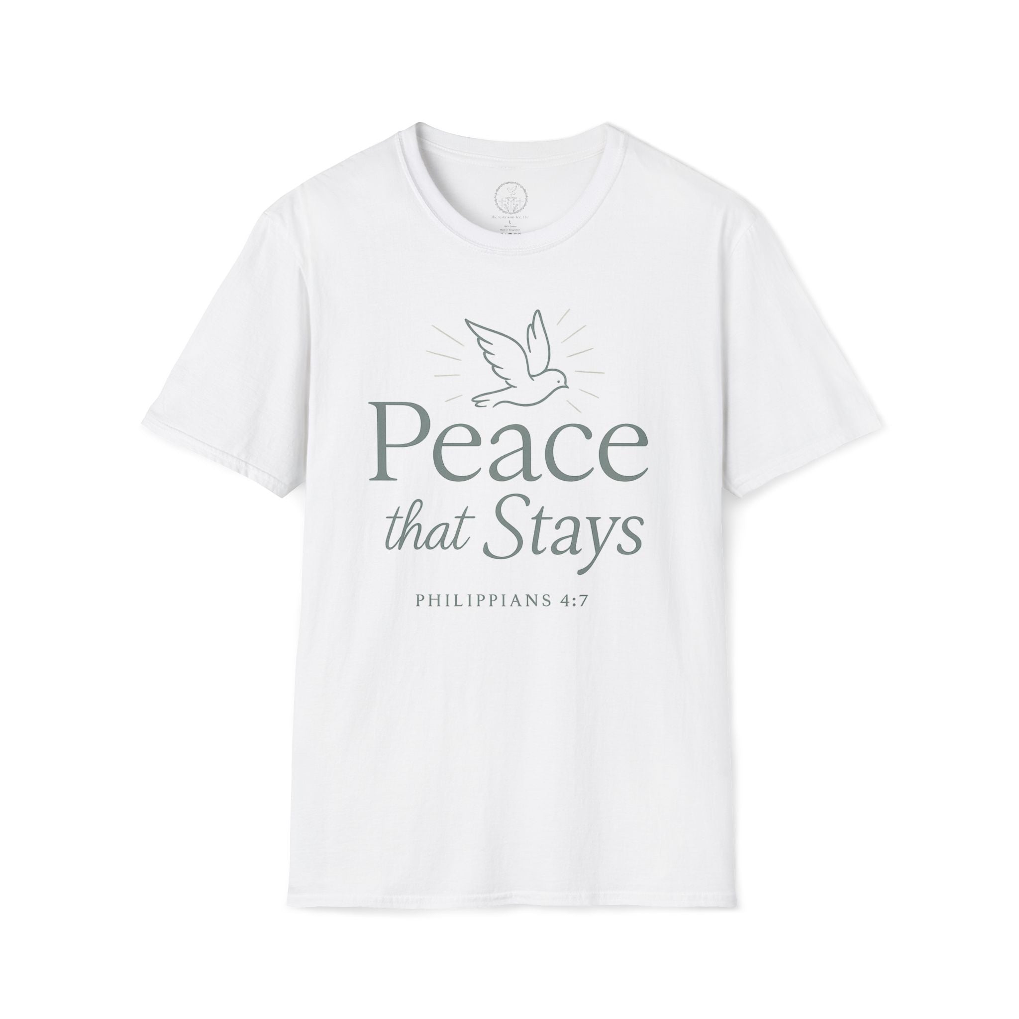 Peace That Stays • Philippians 4:7 Christian T-Shirt