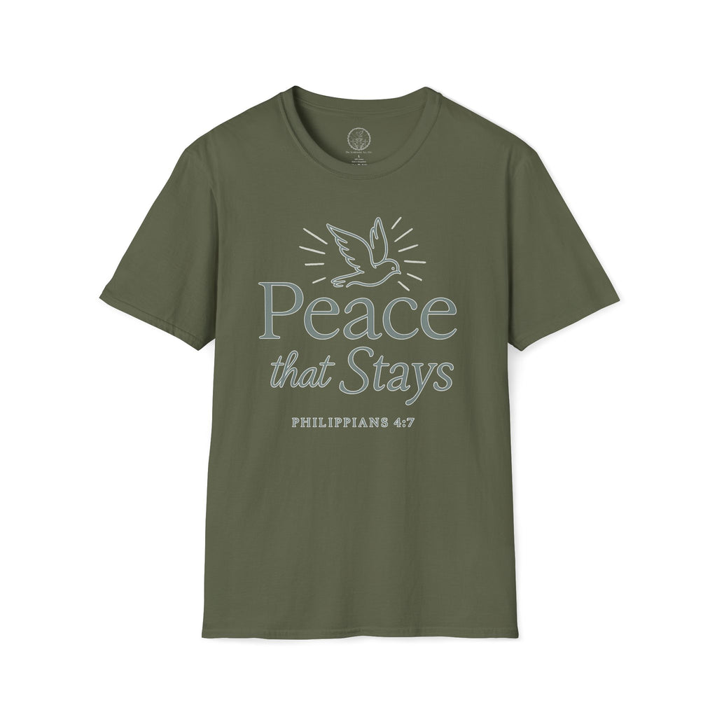 Peace That Stays • Philippians 4:7 Christian T-Shirt