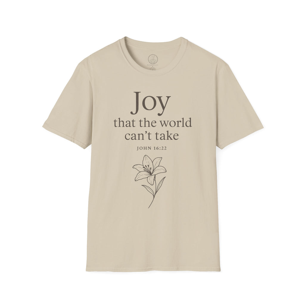 Joy That the World Can’t Take — John 16:22 Tee