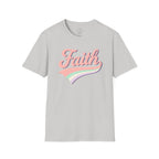 Faith Retro Rainbow Christian T-Shirt