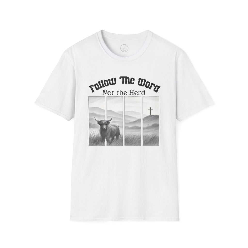 Follow the Word, Not the Herd – Christian Western Graphic Tee