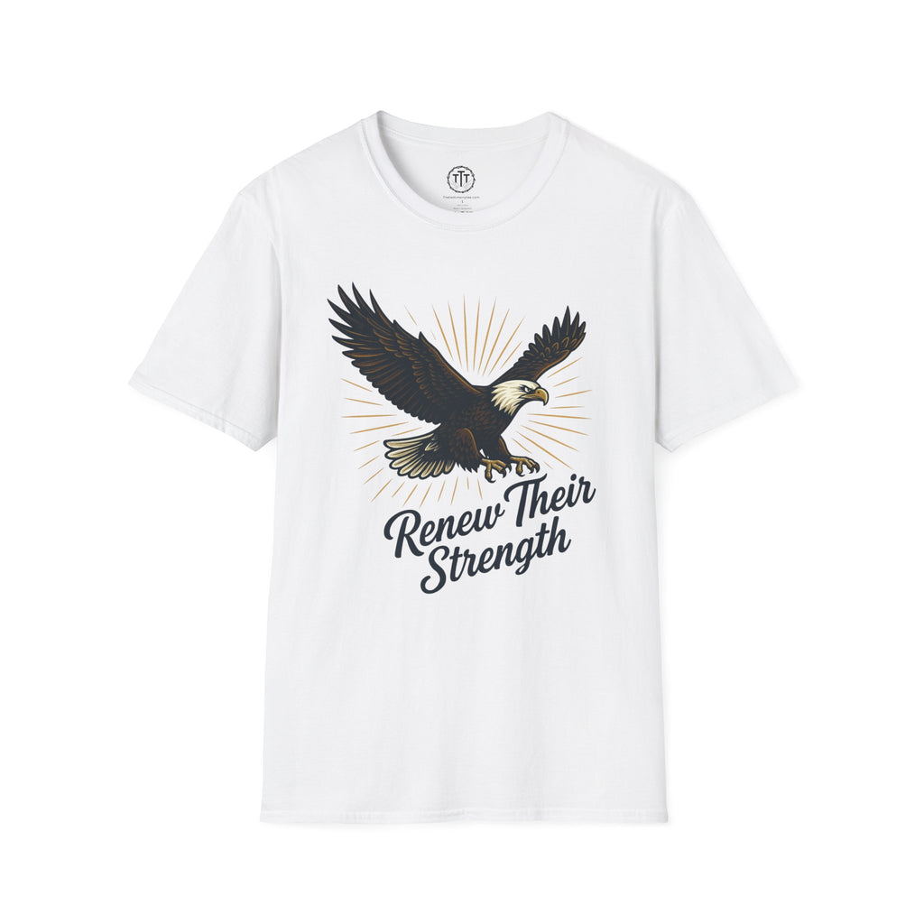 Renew Their Strength – Isaiah 40:31 Christian Eagle T-Shirt