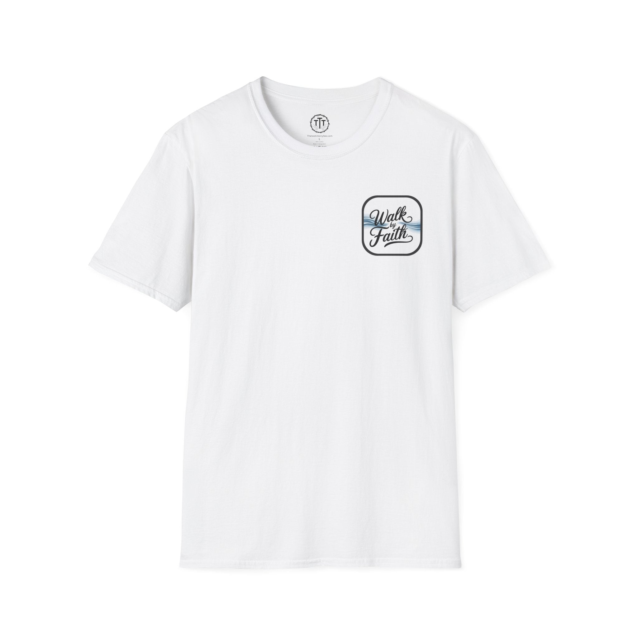 Walk by Faith – Christian Minimalist T-Shirt