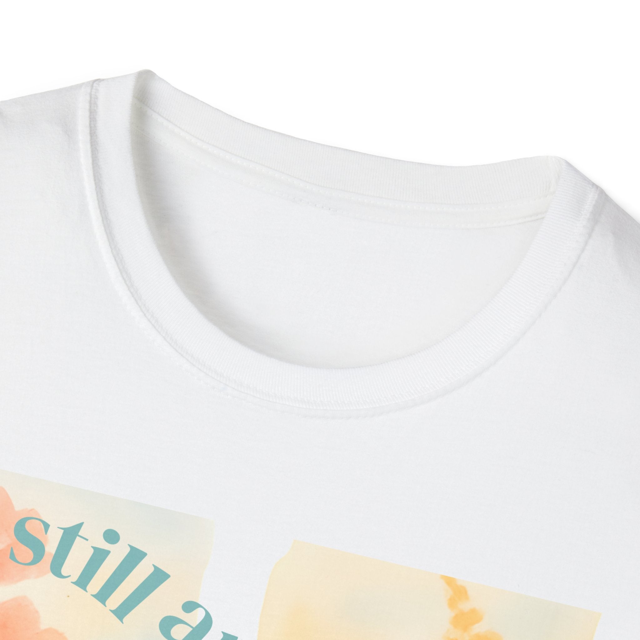 Be Still and Know T-Shirt — Floral Pastel Inspirational Tee