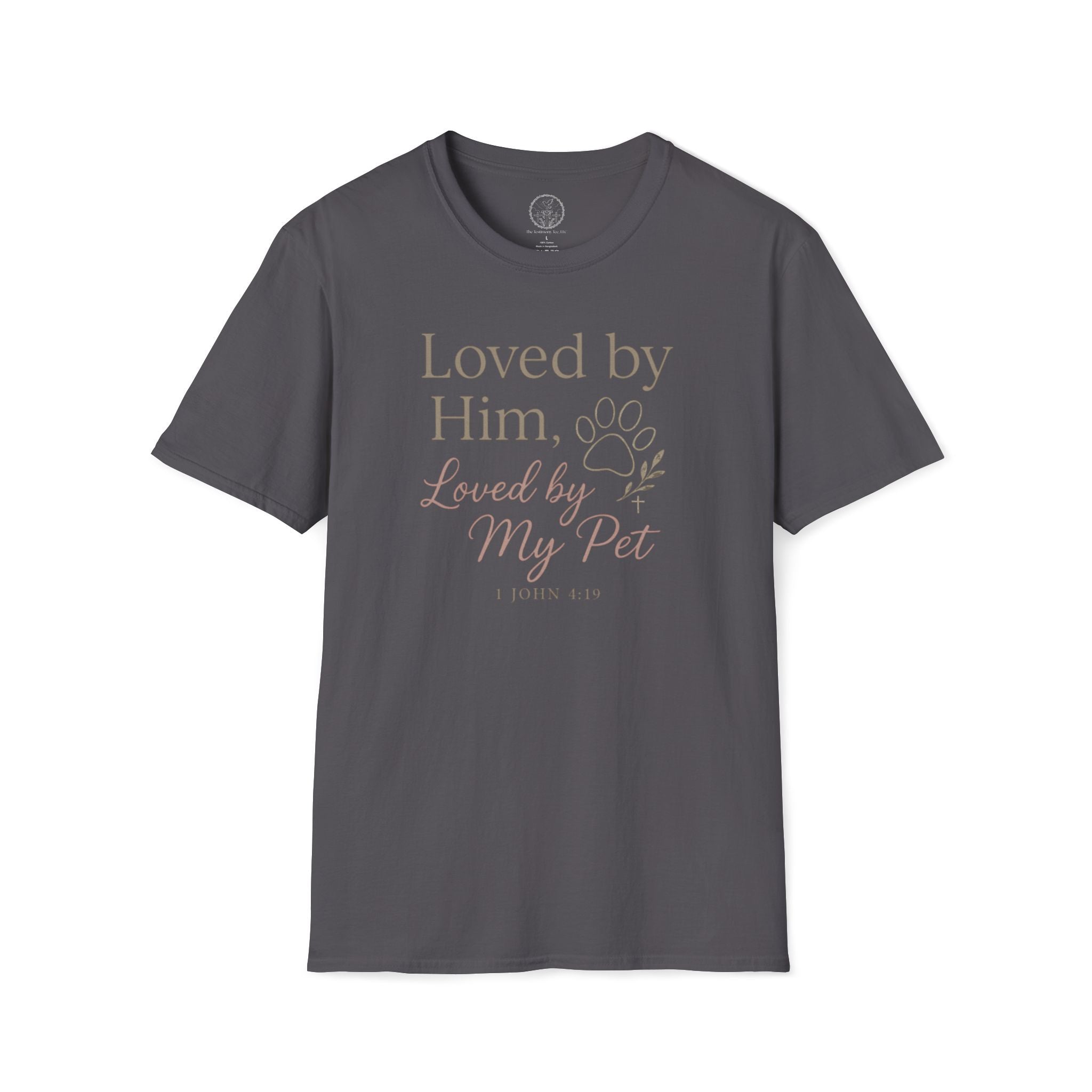 Loved by Him, Loved by My Pet T-Shirt