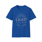 Light Still Wins — John 1:5 Christian T-Shirt