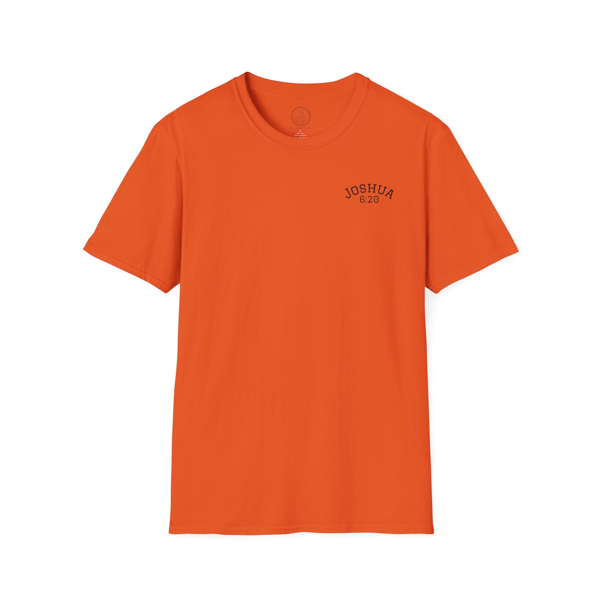 By Faith the Walls Fell Down (Front/Back)– Joshua 6:20 Christian T-Shirt