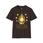 Tell Your Story, Shine His Light – Matthew 5:16 Christian T-Shirt