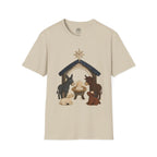 Patchwork Print Manger Scene