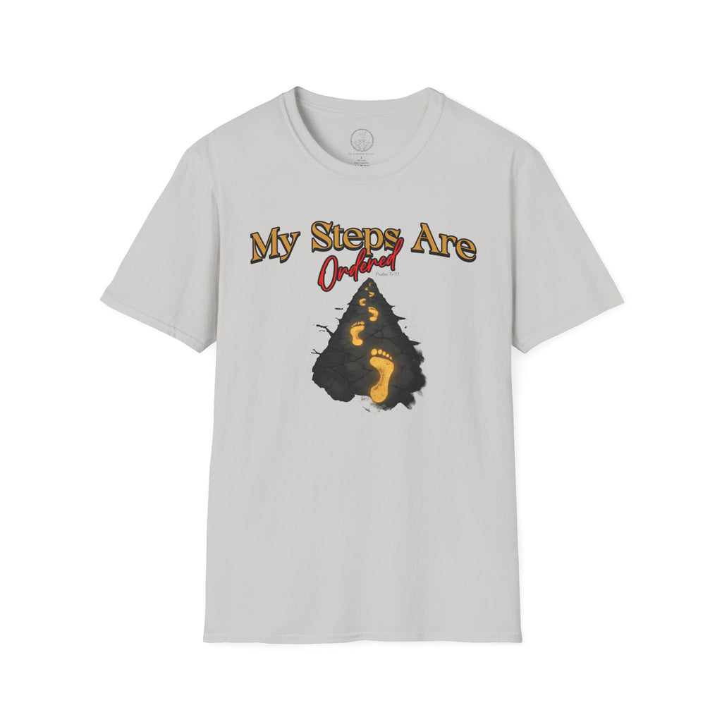 My Steps Are Ordered – Psalm 37:23 Christian T-Shirt