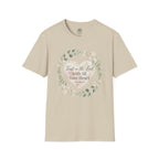 Trust in the Lord – Proverbs 3:5 Floral Heart T-Shirt