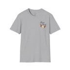 Chosen in Christ Floral Pocket Tee — Ephesians 1:4