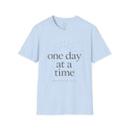 One Day at a Time – Matthew 6:34 Christian T-Shirt
