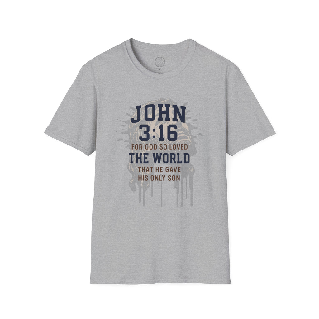 John 3:16 – For God So Loved The World Christian Tee