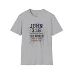 John 3:16 – For God So Loved The World Christian Tee