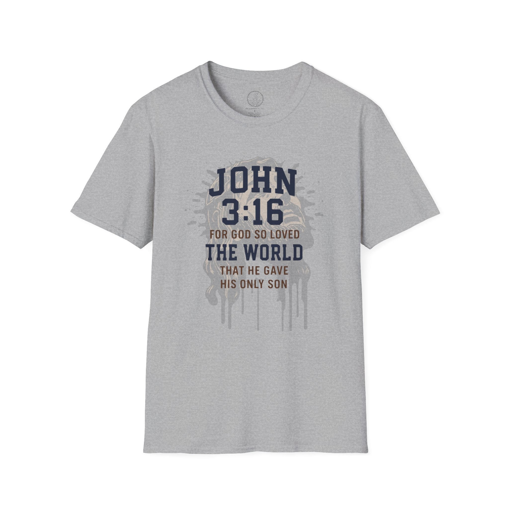 John 3:16 – For God So Loved The World Christian Tee