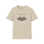 Walk by Faith – Minimalist Waves & Cross Christian Tee
