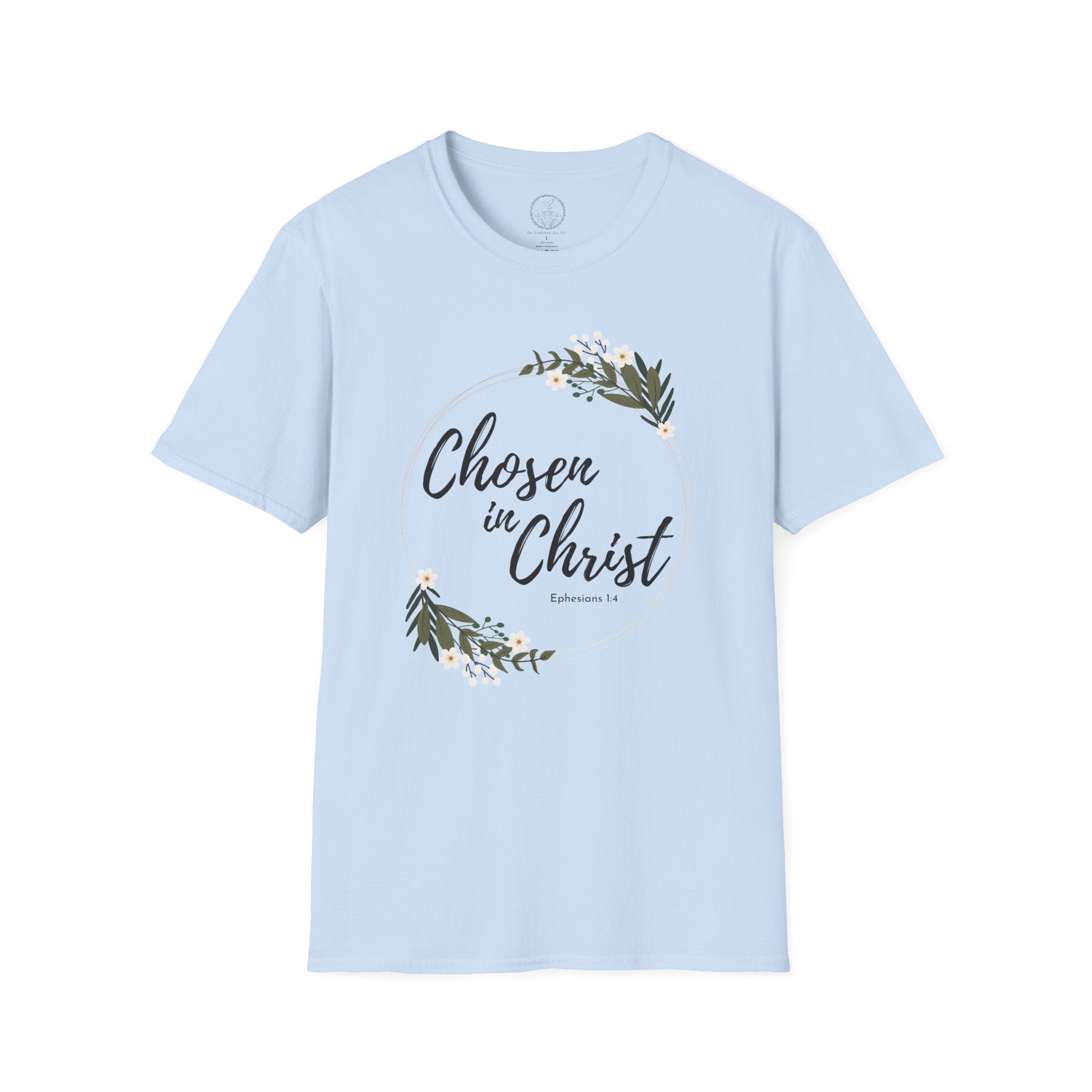 Chosen in Christ – Ephesians 1:4 Christian T-Shirt