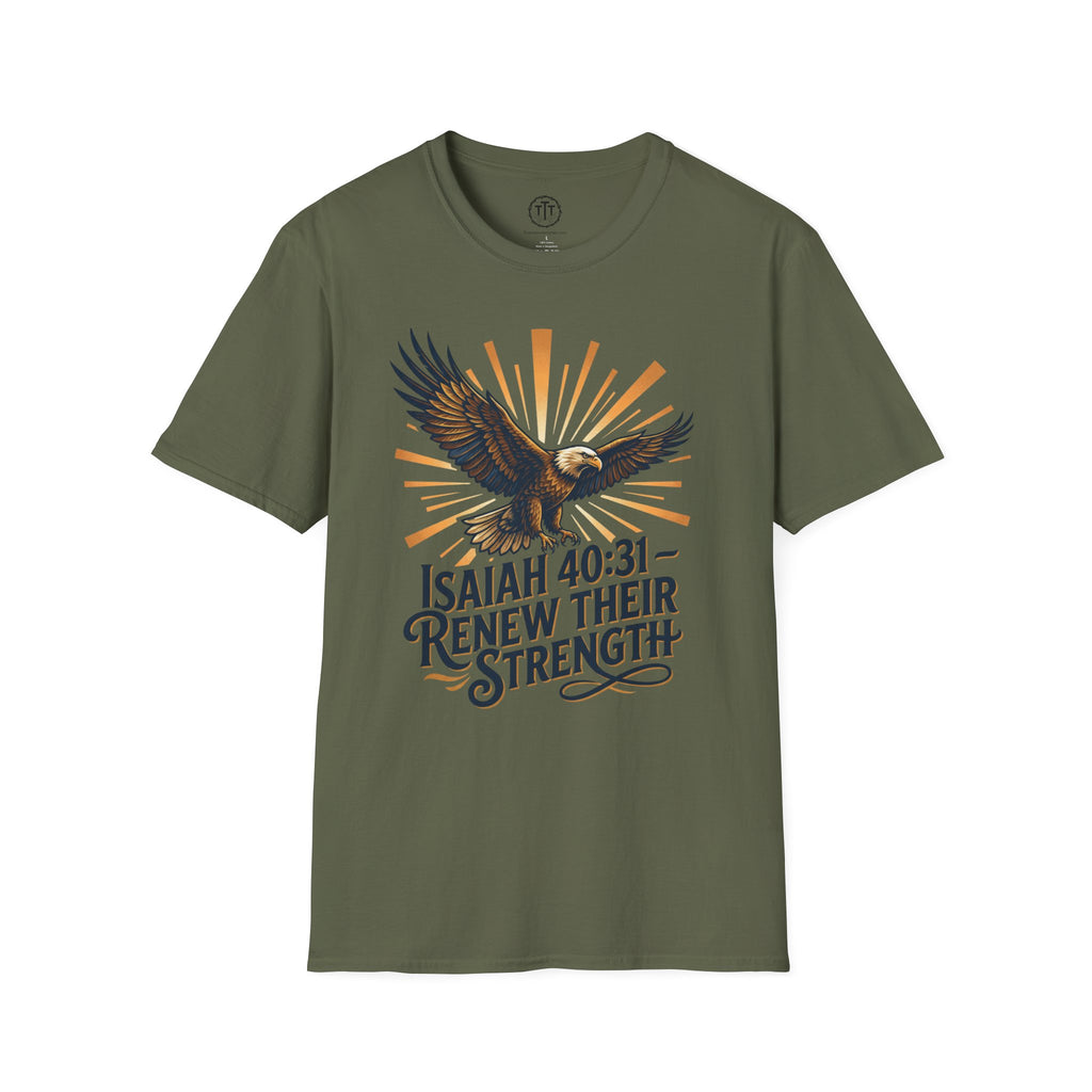 Isaiah 40:31 – Renew Their Strength Eagle T-Shirt
