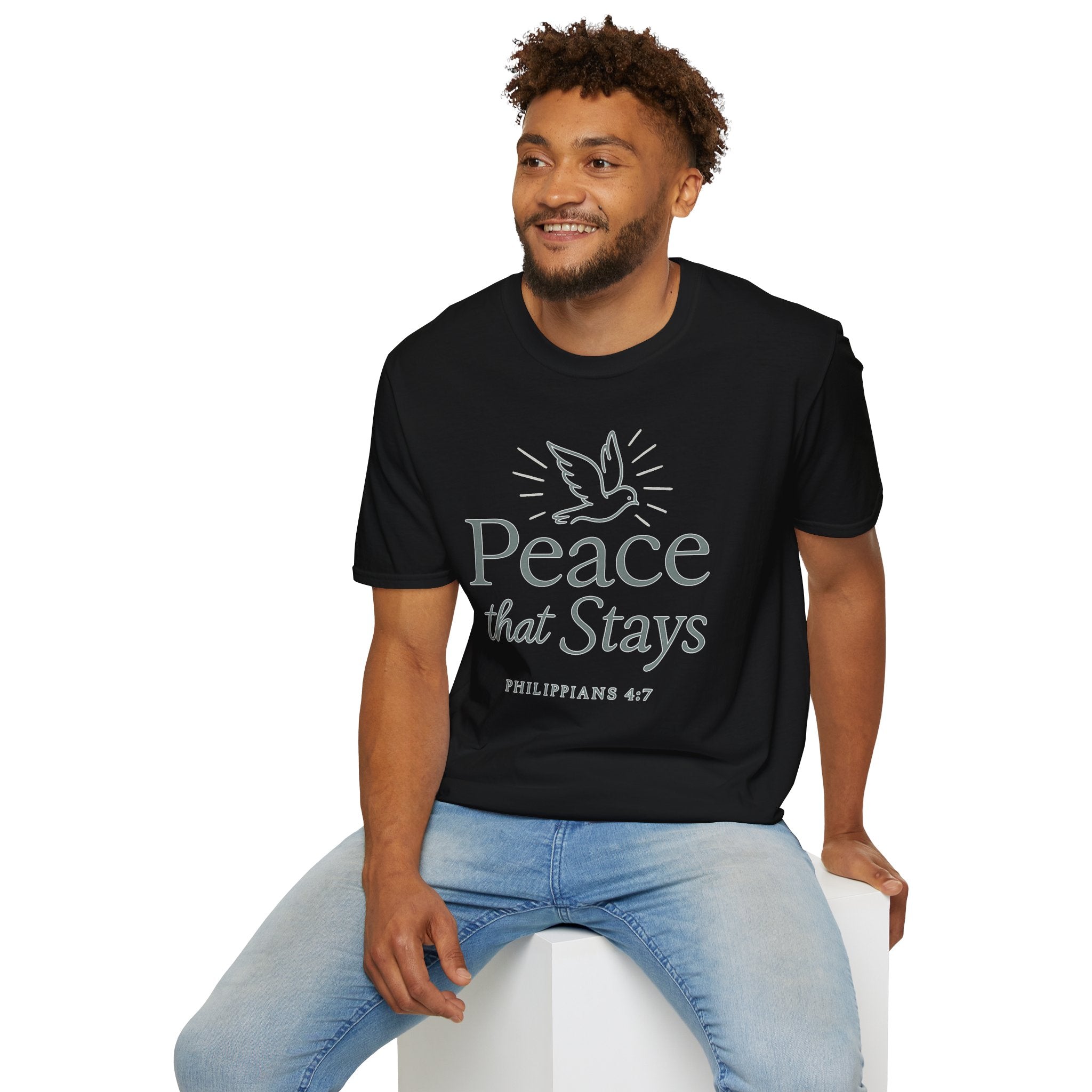 Peace That Stays • Philippians 4:7 Christian T-Shirt