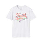 Faith Retro Rainbow Christian T-Shirt