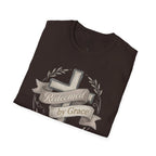 Redeemed by Grace – Christian Cross T-Shirt