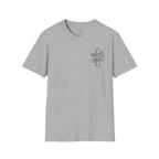 Redeemed by Grace – Cross Emblem Christian T-Shirt
